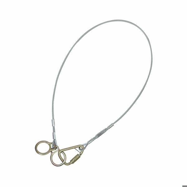 6Ft CABLE CARABINER SLING ANCHOR, , Falltech, Mfr#: 84202DC